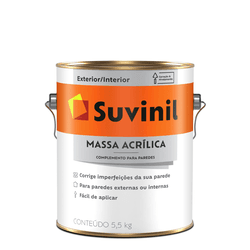 Massa Corrida Suvinil 5,7Kg - Casas Jardim 