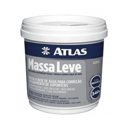 Massa Leve Corretiva 340g Atlas - Casas Jardim 