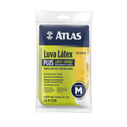 Luva Látex Plus Tamanho M Par Atlas - Casas Jardim 