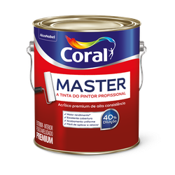 Tinta Coral Acrílico Fosco Coral Master Premium 3,... - Casas Jardim 