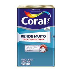 Tinta Coral Acrílico Fosco Rende Muito Standard 16... - Casas Jardim 