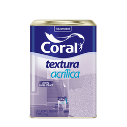 Textura Coral Acrílico Branco Lata 25Kg - Casas Jardim 