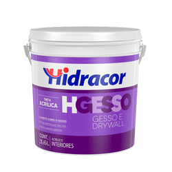 Tinta Hidracor Gesso Fosco Hgesso Branco Econômica... - Casas Jardim 