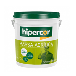 Massa Acrílica Hipercor 25Kg Balde - Casas Jardim 