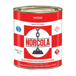 Adesivo De Contato 0,200 KG Norcola - Casas Jardim 