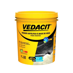 Primer Base Água Asfáltico Para Mantas 0,9L Vedaci... - Casas Jardim 