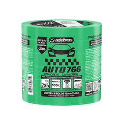 Fita Crepe 18X40 Automotiva Verde Anti UV Un Adelb... - Casas Jardim 