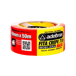 Fita Crepe 48X50 Uso Geral Un Adelbras - Casas Jardim 