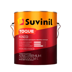 Tinta Suvinil Acrílico Toque Fosco Premium 3,6L - Casas Jardim 