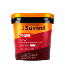 Tinta Suvinil Acrílico Toque Fosco Branco Premium ... - Casas Jardim 