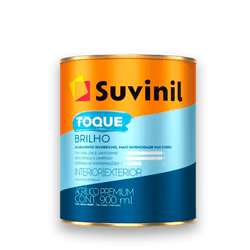 Tinta Suvinil Acrílico Toque Brilho Branco Semi Br... - Casas Jardim 