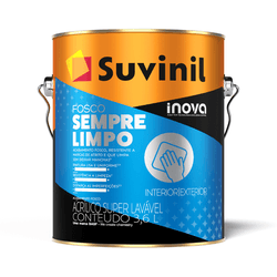 TINTA SUVINIL ACRÍLICO SEMPRE LIMPO FOSCO PREMIUM ... - Casas Jardim 