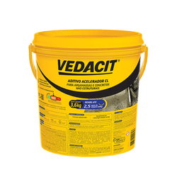 Aditivo Acelerador CL 20Kg Vedacit - Casas Jardim 