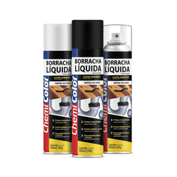 Spray Borracha Líquida 400ML/240G Chemicolor - Casas Jardim 