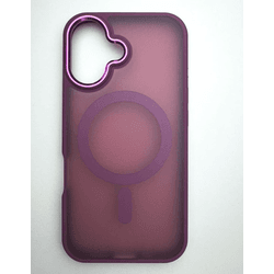 CAPA SMOKE MAGASAFE - IP 16 PRO - ROSA - CASE & SCREEN