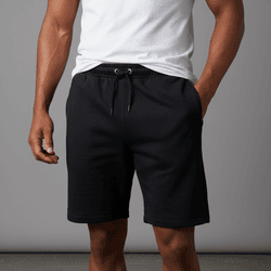 Bermuda Moletom Preto - BERM - PRET - CASTROAT