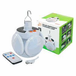 Lanterna Dobrável LED 4 folhas Redonda - Carregame... - CASTRO SHOP