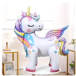 Unicórnio Metalizado 3D - CELEBRAH ARTIGOS PARA FESTAS