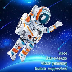 Astronauta Gigante Metalizado 3D - CELEBRAH ARTIGOS PARA FESTAS