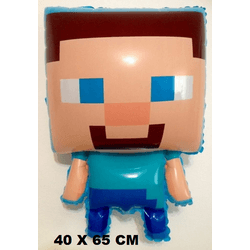 Balão Personagem Minecraft 3D - CELEBRAH ARTIGOS PARA FESTAS
