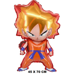 Goku Saiyajin Metalizado 3d - CELEBRAH ARTIGOS PARA FESTAS
