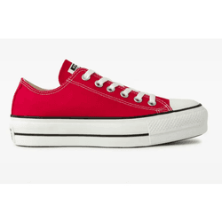 Tênis Converse All Star Chuck Taylor Flatform Verm... - Centuria Calçados