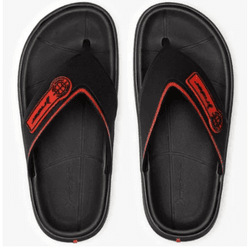 Chinelo de Dedo Rider Block Preto/Vermelho - 11655... - Centuria Calçados