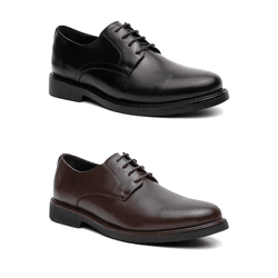 Kit 2 Pares Sapato Masculino Casual Derby Couro -... - Centuria Calçados