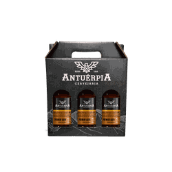 Kit Antuérpia - Premium Lager 600ml (3 unidades) -... - Cervejaria Antuérpia