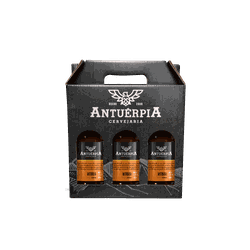 Kit Antuérpia - Witbier 600ml (3 unidades) - 1414 - Cervejaria Antuérpia