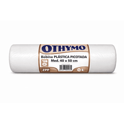 Bobina Plástica Picotada 40x50 - César Embalagens