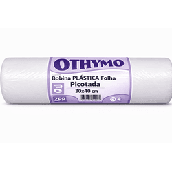 Bobina Plástica Picotada FOLHA - 30X40 - César Embalagens