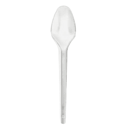 Colher Master Branca 18 cm - 25 unidades - César Embalagens