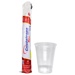 Copo PP 180 ml CRISTALCOPO - Pacote 100 unidades - César Embalagens