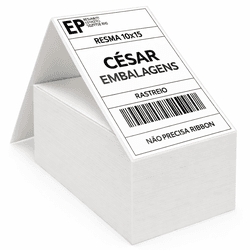 Etiqueta Térmica 10x15 - C/ 5.000 UNID - César Embalagens