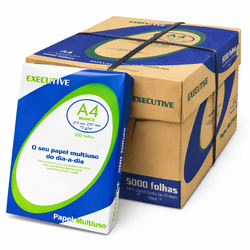 Papel Sulfite A4 Branca - Caixa 5000 unidades - César Embalagens