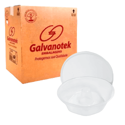 Forma Pudim forneavel C/ Tampa - 10 unidades. - César Embalagens