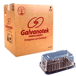 Embalagem Plástica para Bolos G 62 Preto - GALVANO... - César Embalagens