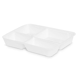 Bandeja Térmica HF 100/4 Sem Tampa 1.100ml - 100 u... - César Embalagens