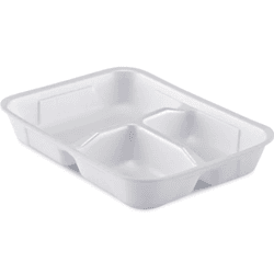 Bandeja Térmica Para Delivery HF 90/3 RASA - 100 u... - César Embalagens