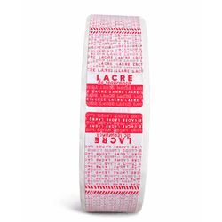 Lacre de Segurança 30 x 90 Vermelho - 500 unidades - César Embalagens