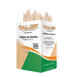 Palitos de Bambu - 1000 unidades - César Embalagens