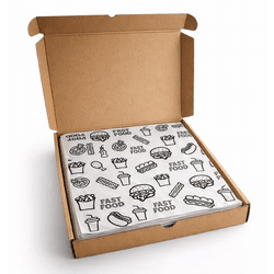 Embale Lanche 40 x 40 - 500 folhas - César Embalagens