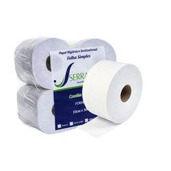 Papel Higiênico Rolão 300 mts - Serra Azul - 8 uni... - César Embalagens