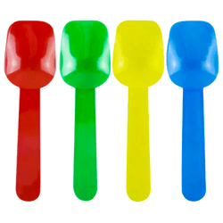 Pazinha Plástica para Sorvete Colorida - César Embalagens