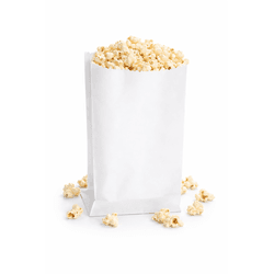 Saco de Pipoca Branco P4 - 500 unidades - César Embalagens
