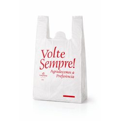 Sacola Plástica Branca 