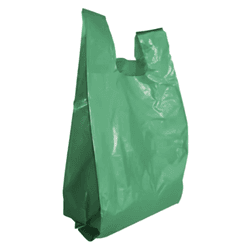 Sacola Plástica Recuperada Verde 30x45 - 4 kg - César Embalagens
