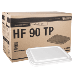 Tampa para Marmita HF 90 - 100 unidades - FIBRAFOR - César Embalagens
