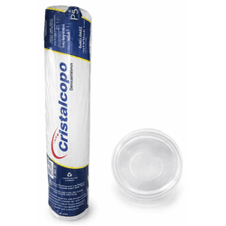 Tampa Pote Descartável 100ml CRISTALCOPO - 100 uni... - César Embalagens